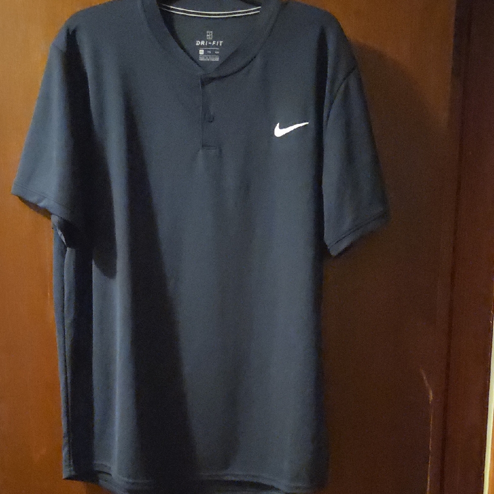 Nike Men's XXL Navy Dri-FIT Polo